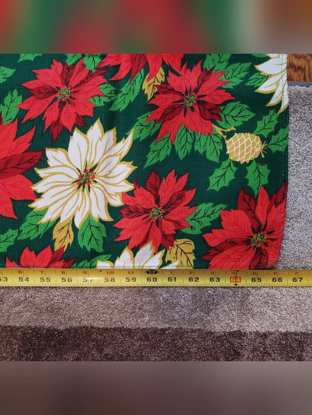 Vintage Holiday Tablecloth